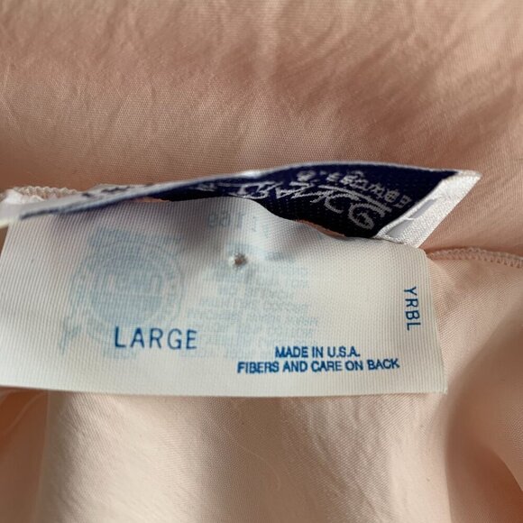 Vintage Union Made Lily Of France Midi Slip Dress Handkerchief Hem Nightgown - Picture 9 of 14